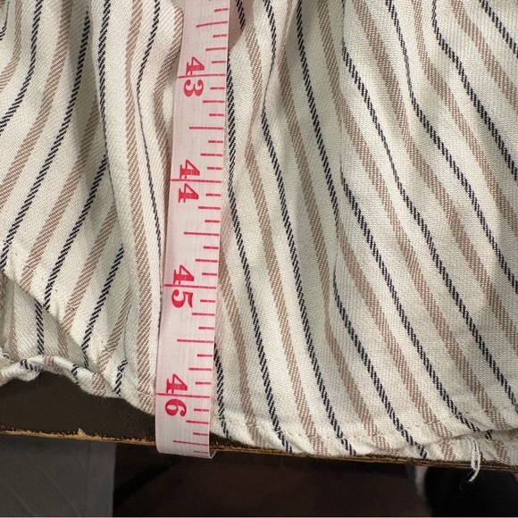 Antonio Melani Striped Collar Button Front Shirt Dress Size 12 - Picture 8 of 8